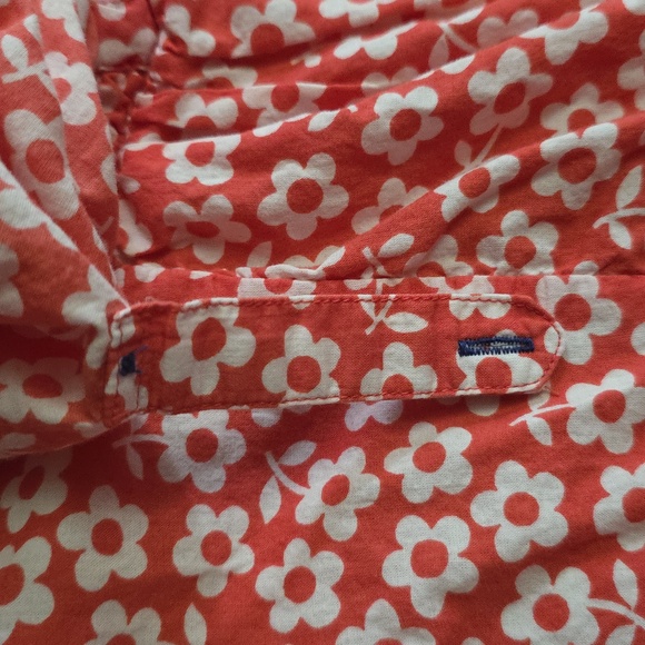 Mini Boden Pink And White Floral Kids Blouse Size 7 To 8 Years - Picture 8 of 8